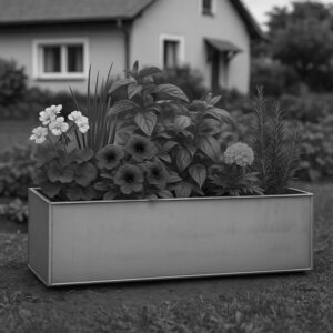 Hochbeet klein aus Cortenstahl - Made by kkm